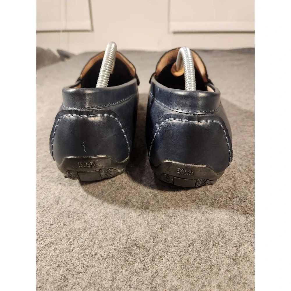 Stacy Adams Shoes Mens Size‎ 10 Blue Synthetic Slip On Loafers Casual 25460-410